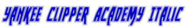 Yankee Clipper Academy Italic fuente